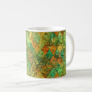 Mug Verre coloré géométrique décoratif moderne