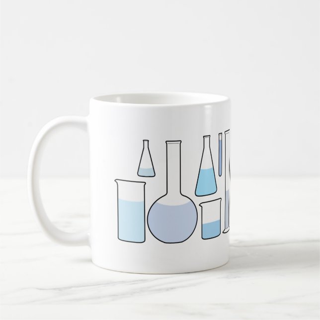 Mug Verrerie de laboratoire bleu (Gauche)