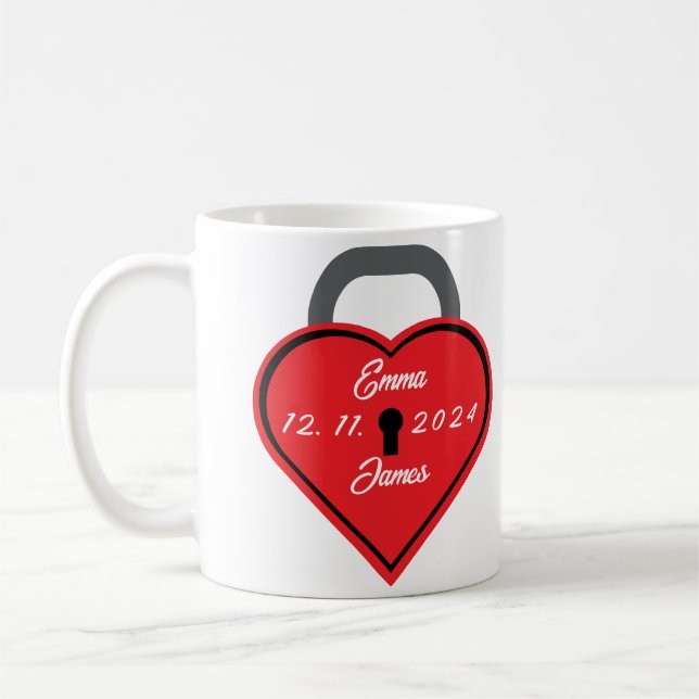 Mug Verrouillage du coeur (Gauche)