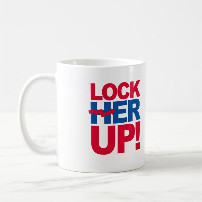 Mug VERROUILLER - Anti-Hillary - - Anti-Hillary - (Gauche)