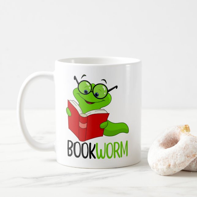 Mug Vers de livre Lecture (Avec donut)