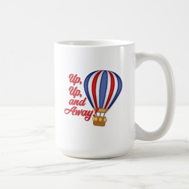 Mug Vers le haut, vers le haut et vers le bas (Droite)