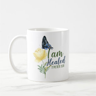 Mug Verset biblique Je Suis Guéri 1 Pierre 2:24 Papill