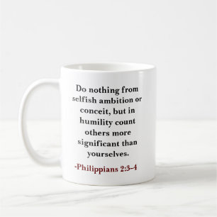Mug verset biblique personnalisé chrétien