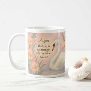 Mug Verset de la Bible du flamant rose d'août pour un