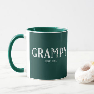 Mug Vert Chasseur Année de création de Grampy