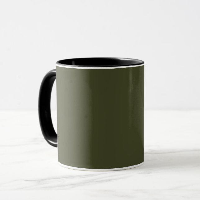 Mug Vert de l'armée (Devant gauche)