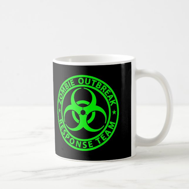 Mug Vert de néon d'équipe de réponse de manifestation (Droite)