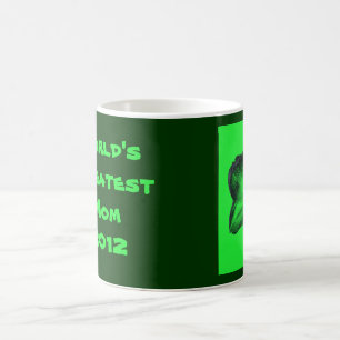 Mug Vert foncé sur vert clair Amaryllis