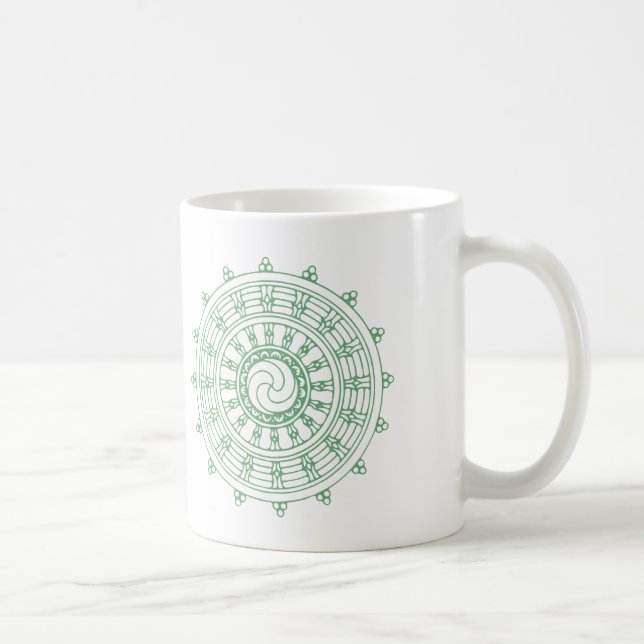 Mug vert mandella (Droite)