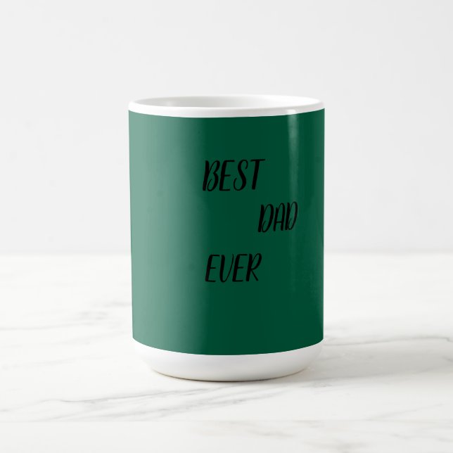 Mug Vert "Meilleur papa jamais (Centre)