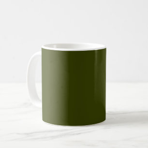 Mug Vert olive foncé (couleur solide)