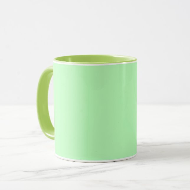 Mug Vert pâle (Devant gauche)