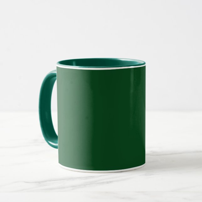 Mug Vert pin (couleur uni)  (Devant gauche)