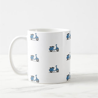 Mug vespa bleu