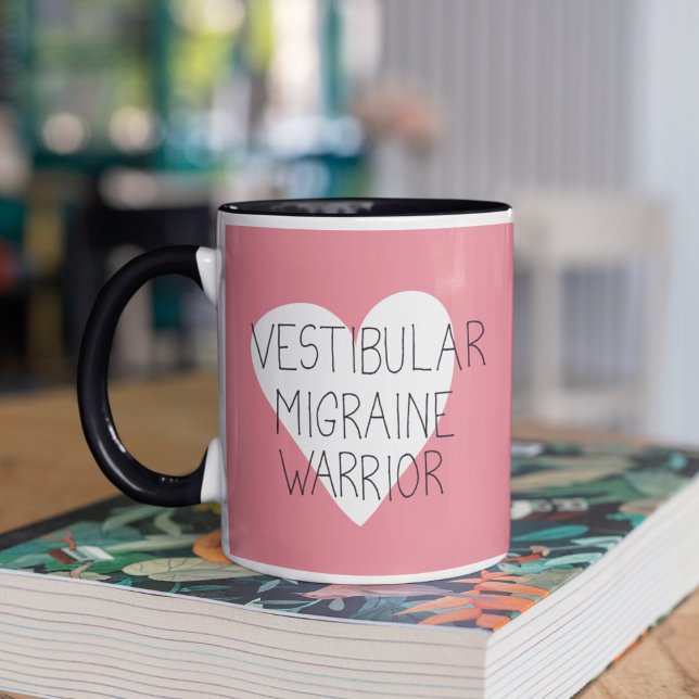 Mug Vestibular migraine guerrier cerveau brouillard mu (Créateur téléchargé)