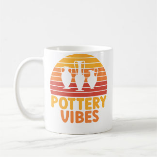 Mug Vêtements Rétro Vintage Poterie Vibes Pour Pot Uni
