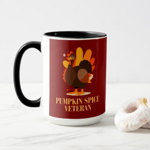Mug Vétéran de la citrouille d'Action de grâce Spice