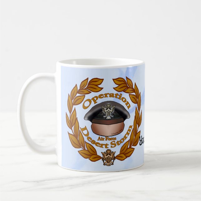 Mug Vétéran de la tempête du désert de l'armée de l'ai (Gauche)
