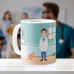 Mug Vétérinaire de la chambre Vétérinaire homme animal