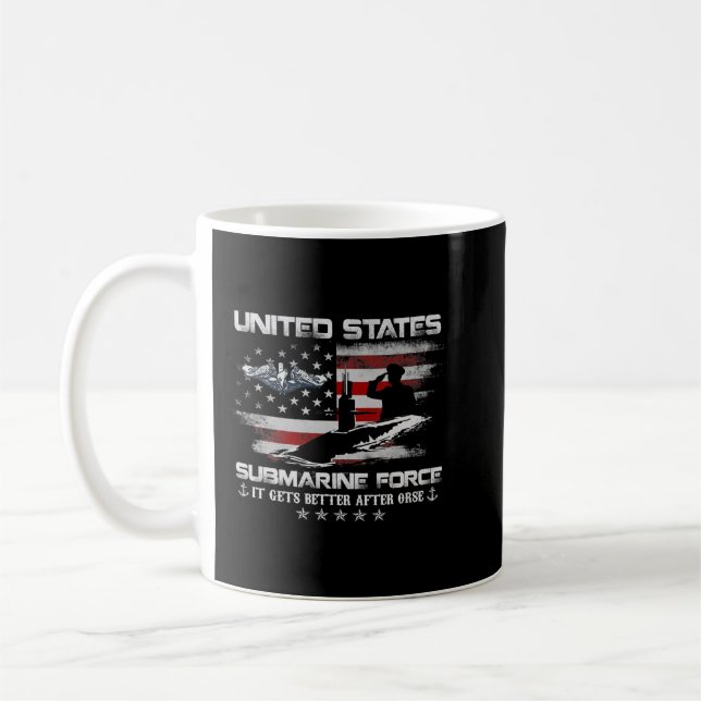 Mug Vétérinaire de la Force sous-marine américaine Il  (Gauche)