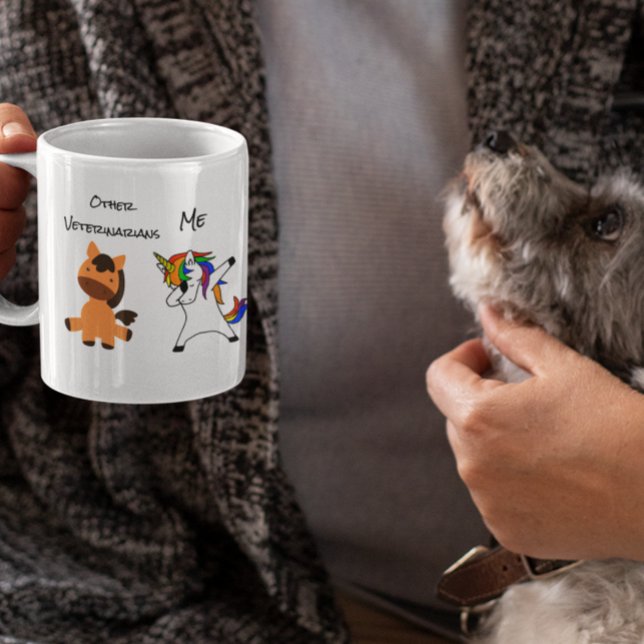 Mug Vétérinaire Unicorn Horse Funny Cadeau animal vété (Créateur téléchargé)