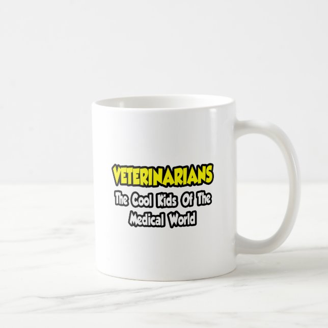 Mug Vétérinaires...Enfants Cool du monde Médicale (Droite)