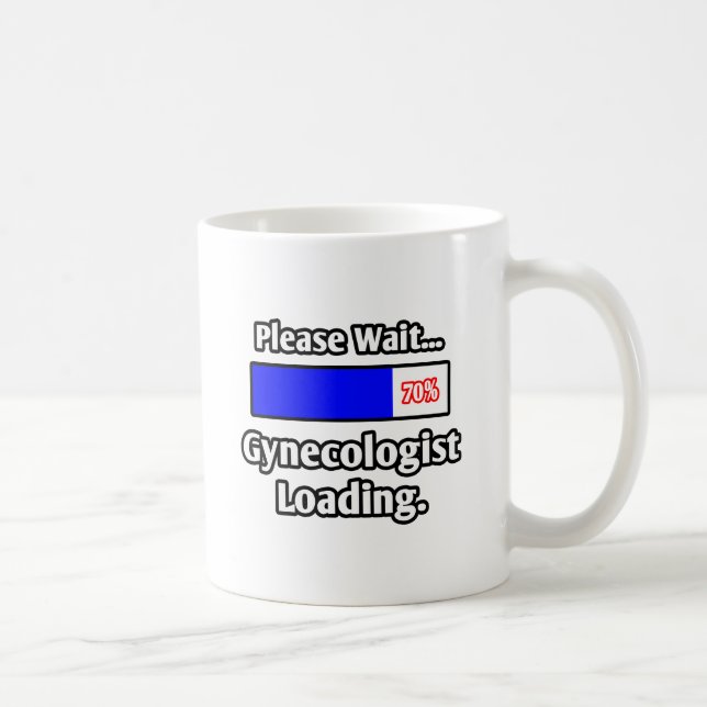Mug Veuillez patienter...Gynécologue Chargement (Droite)