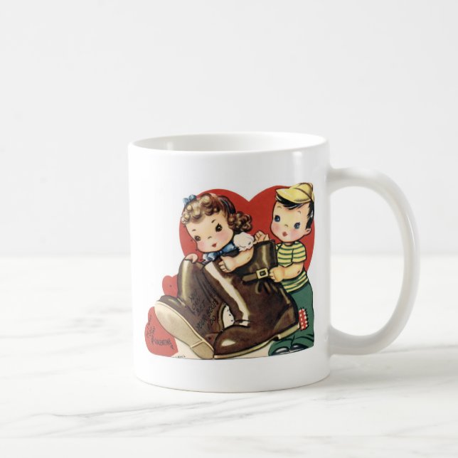 Mug Veux-Je Que Tu Sois Ma Saint-Valentin ? (Droite)