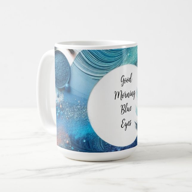 Mug Vibe auriculaire bleue (Devant gauche)