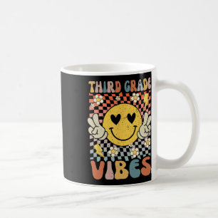 Mug Vibes 3e année Retro Enseignant 1er Jour de Sch