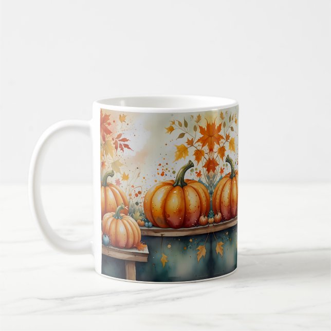 Mug Vibes Citrouilles d'Halloween (Gauche)