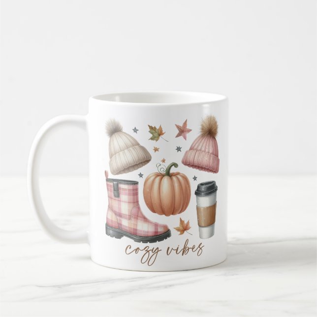 Mug Vibes Cosy À Thème Automne (Gauche)