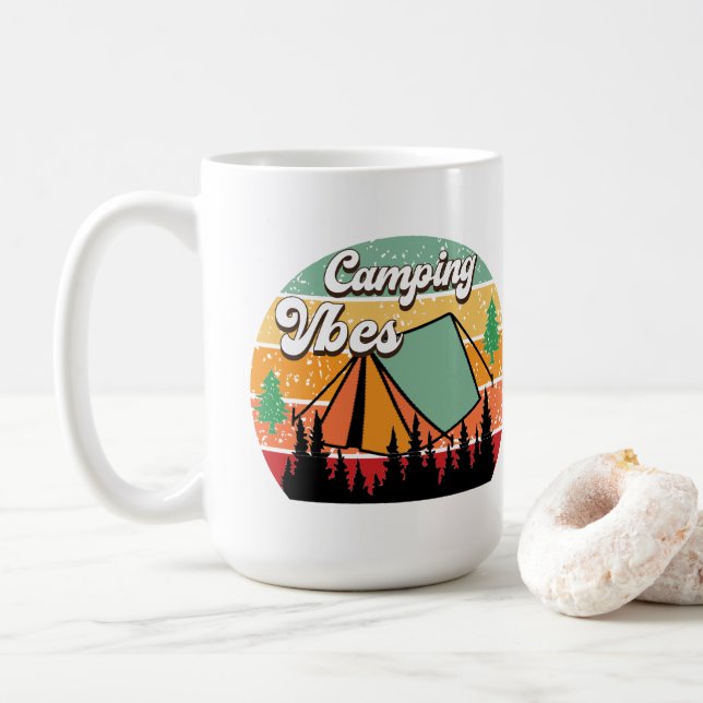 Mug Vibes de camping (Avec donut)