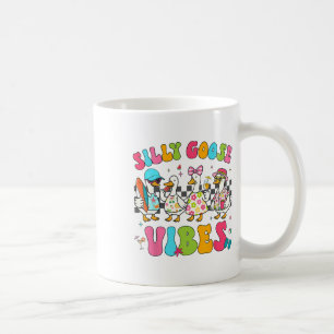 Mug Vibes de canard idiot groovy pour la famille en ét