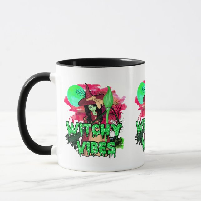 Mug Vibes de cuisine d'Halloween (Gauche)