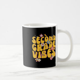 Mug Vibes de deuxième année - Équipe de 2e année Rétro
