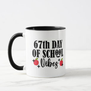 Mug Vibes de la 67e journée d'école Drôle 6 7 Six Sept