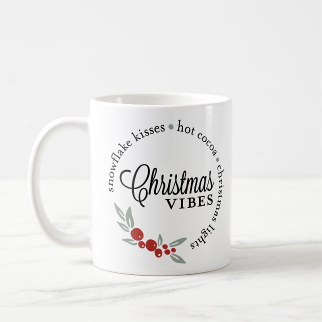 Mug Vibes de Noël Wreath (Gauche)