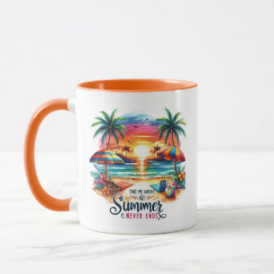 Mug Vibes d'été Brushstroke Beach Sunset-34626