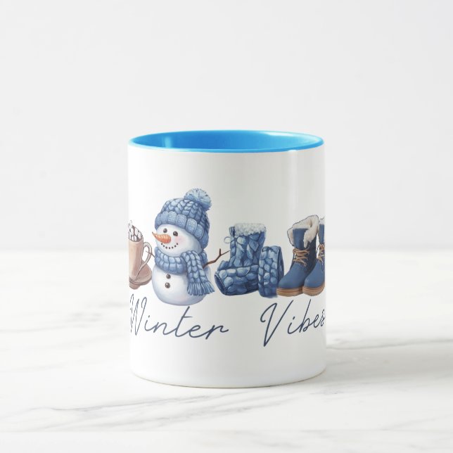 Mug Vibes d'hiver Friendly Snowman (Centre)