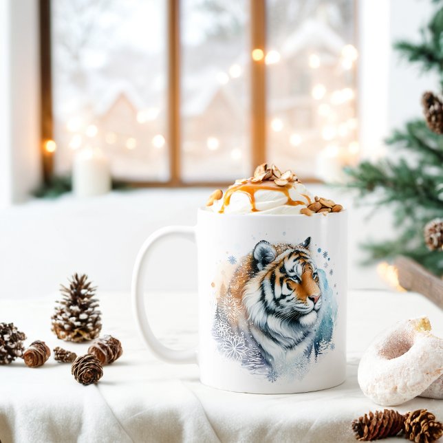 Mug Vibes d'hiver Tiger - (Créateur téléchargé)