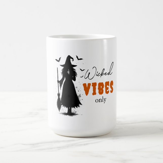 Mug "Vibes perdues seulement" - Sorcière noire Hallowe (Centre)