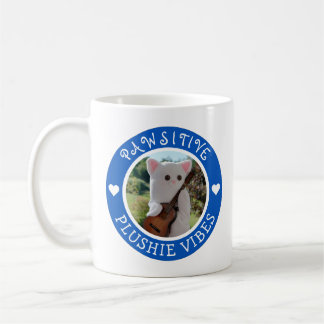 Mug Vibes Plushie bleu Cute Kawaii