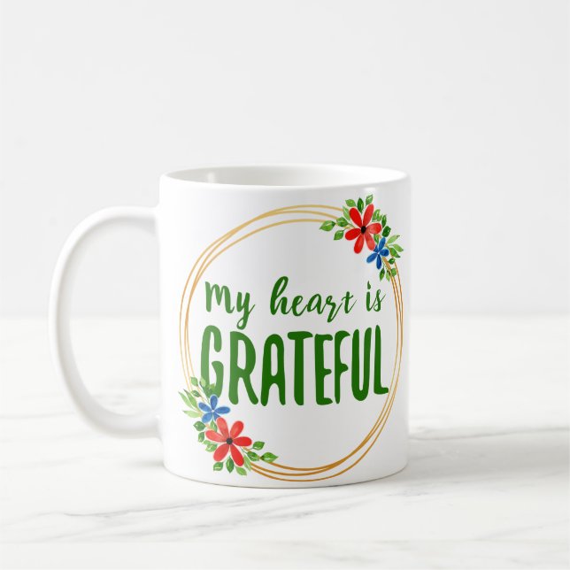 Mug vibes positives pour le travail et l'amour de soi (Gauche)