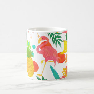 Mug Vibes tropicales Floral Feuille Summer Chic