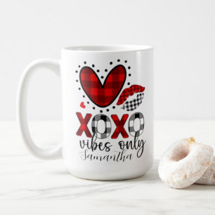 Mug Vibes Xoxo personnalisées seulement Saint Valentin