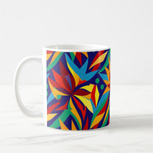 Mug Vibrant Abstrait géométrique Tropical Multicolore