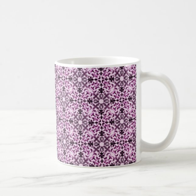 Mug Vibration vintage Damask Mug, Wisteria (Droite)