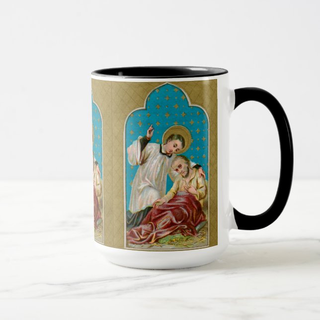 Mug Victime de St. Aloysius Gonzaga & Plague (M 006) (Droite)